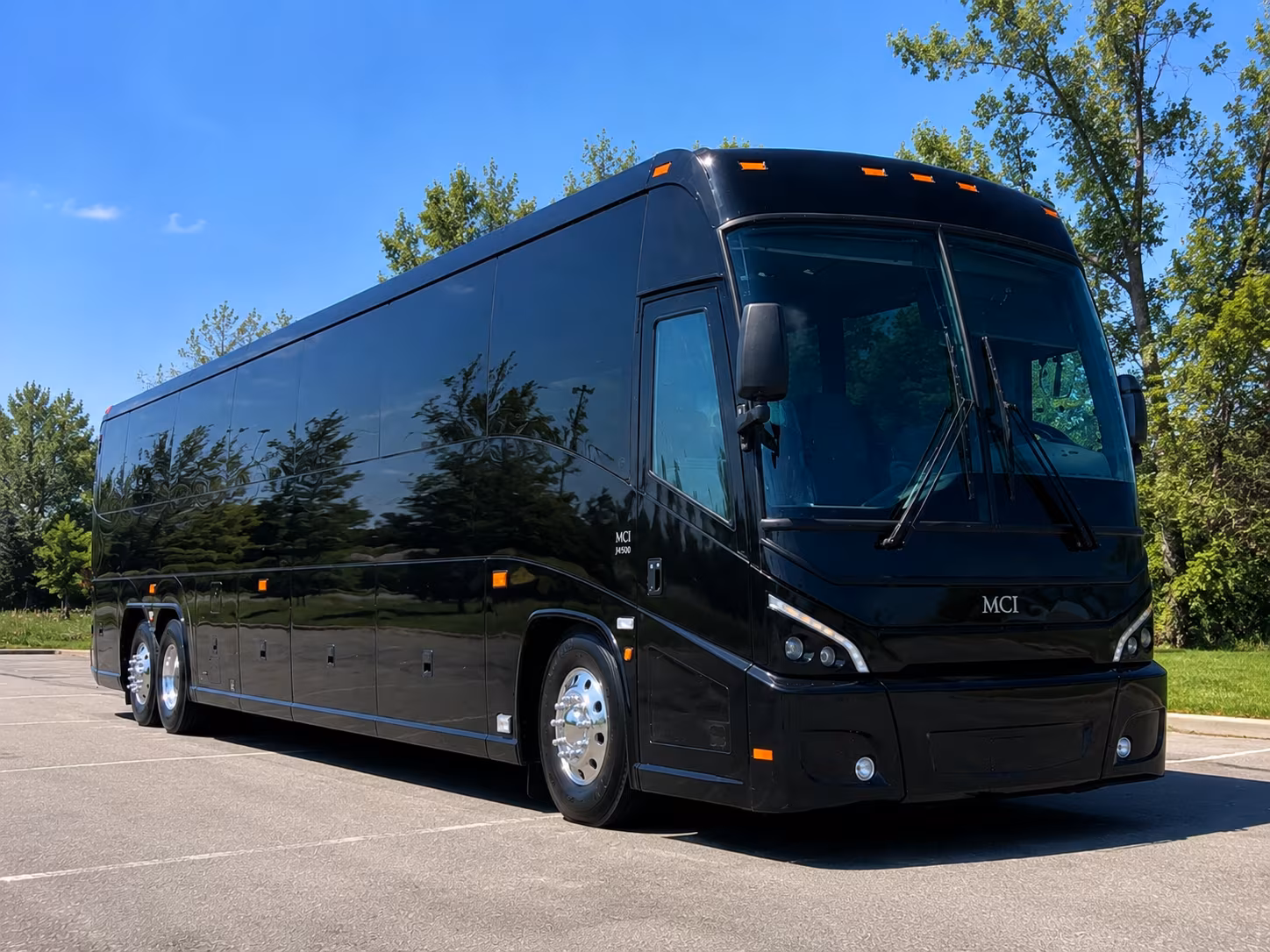 charter buses for wedding shuttles and private event transportation