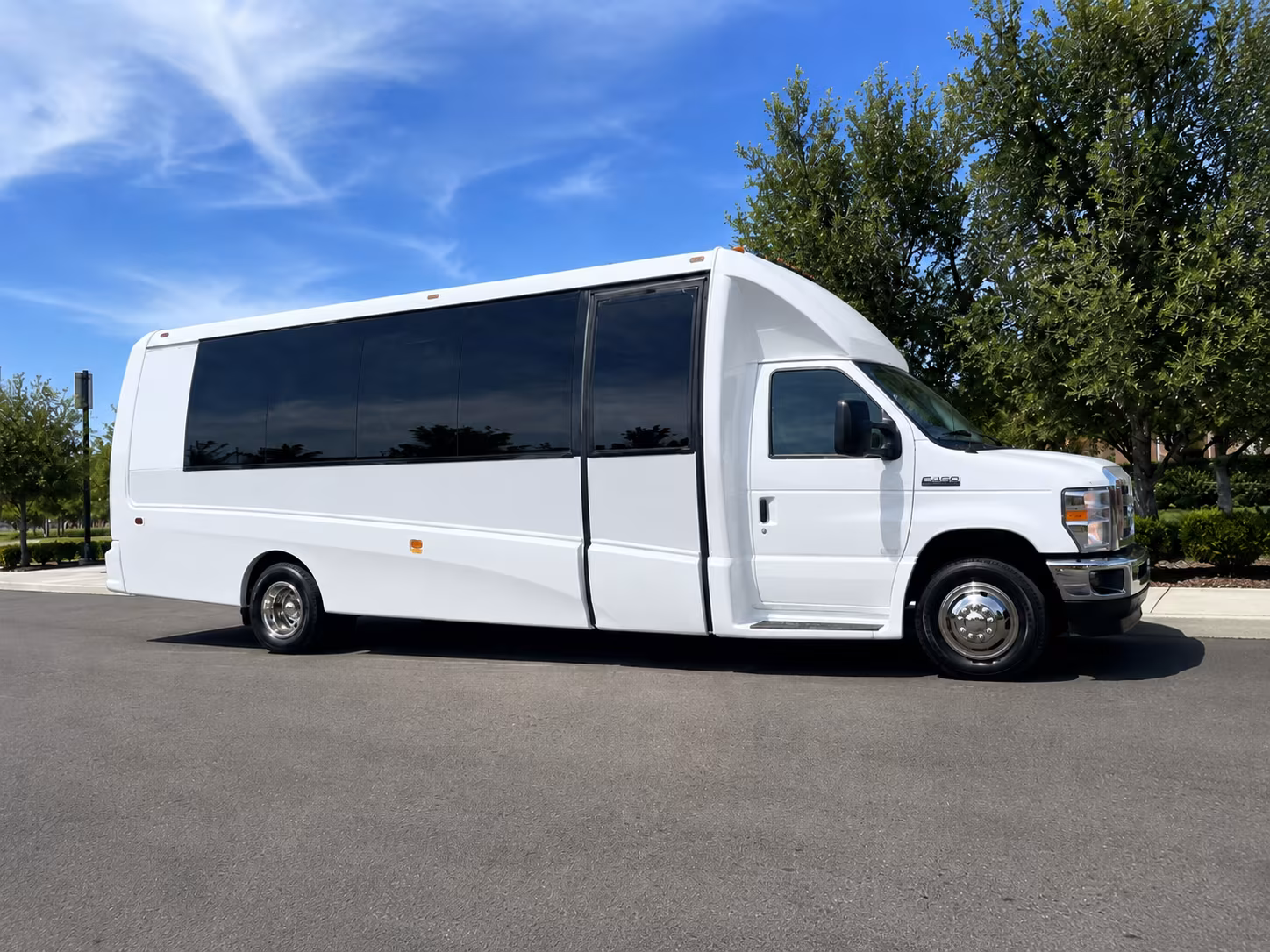 minibuses for smaller prom groups heading out on the peninsula
