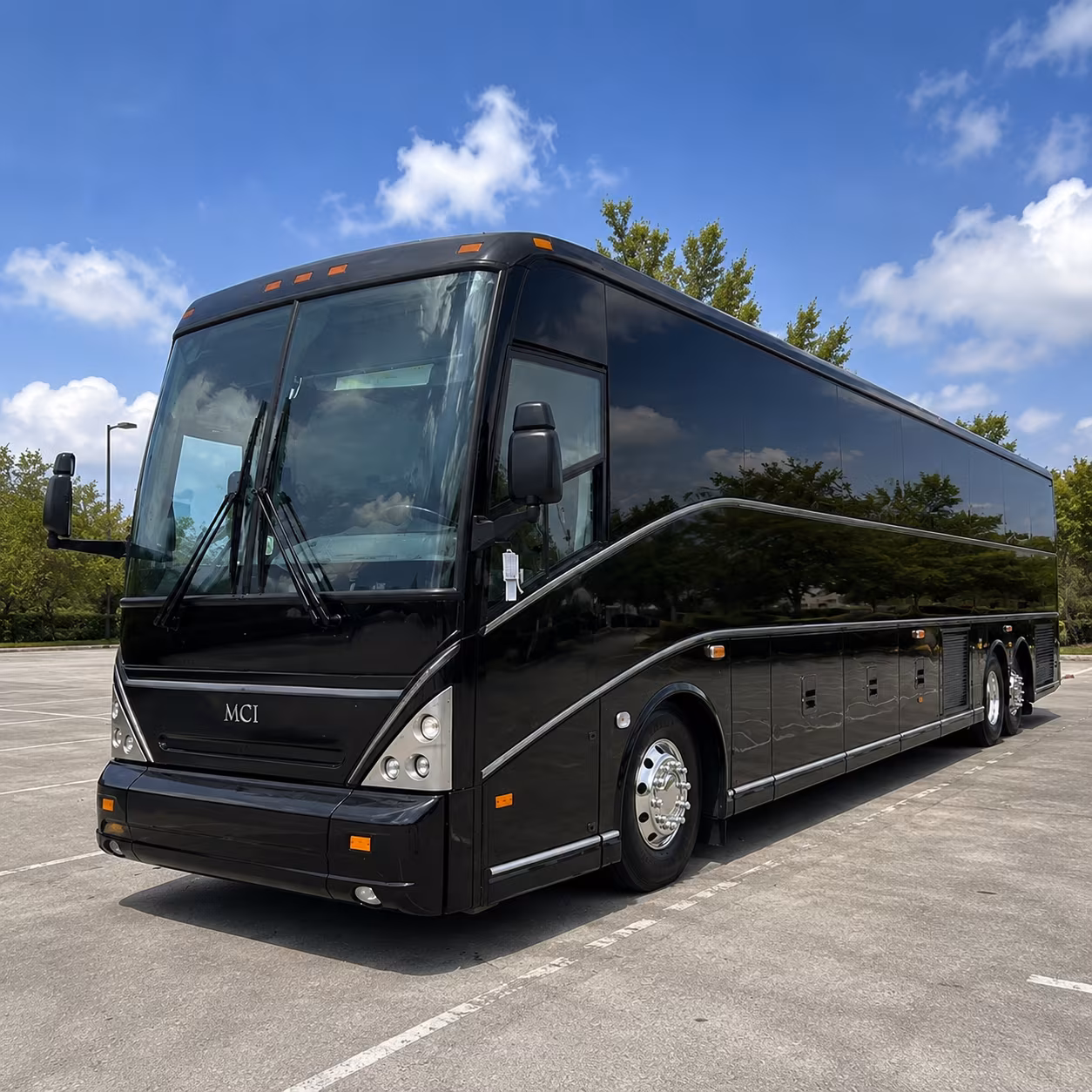 mountain view 56 passenger charter bus