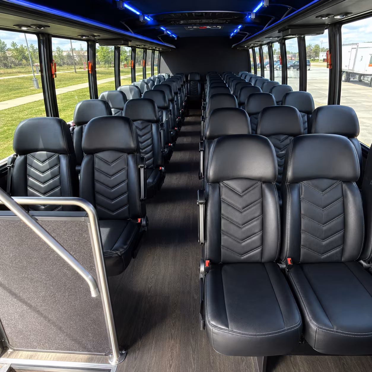 mountain view airport transportation onboard seating