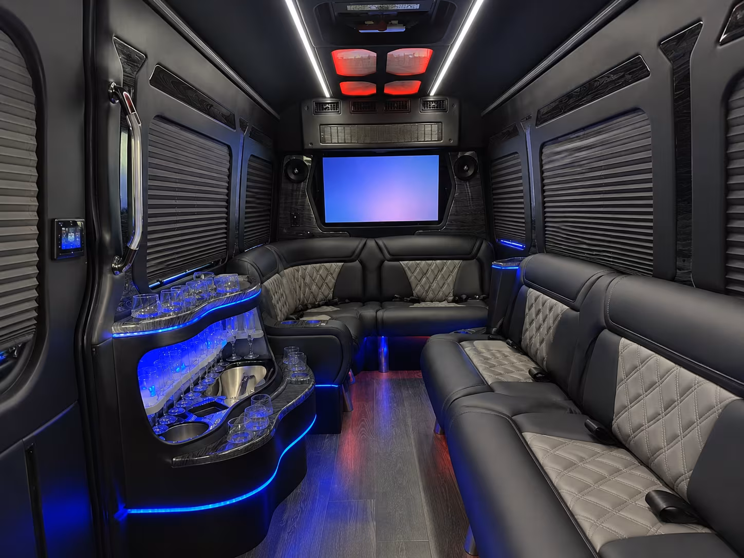 mountain view concert transportation onboard seating
