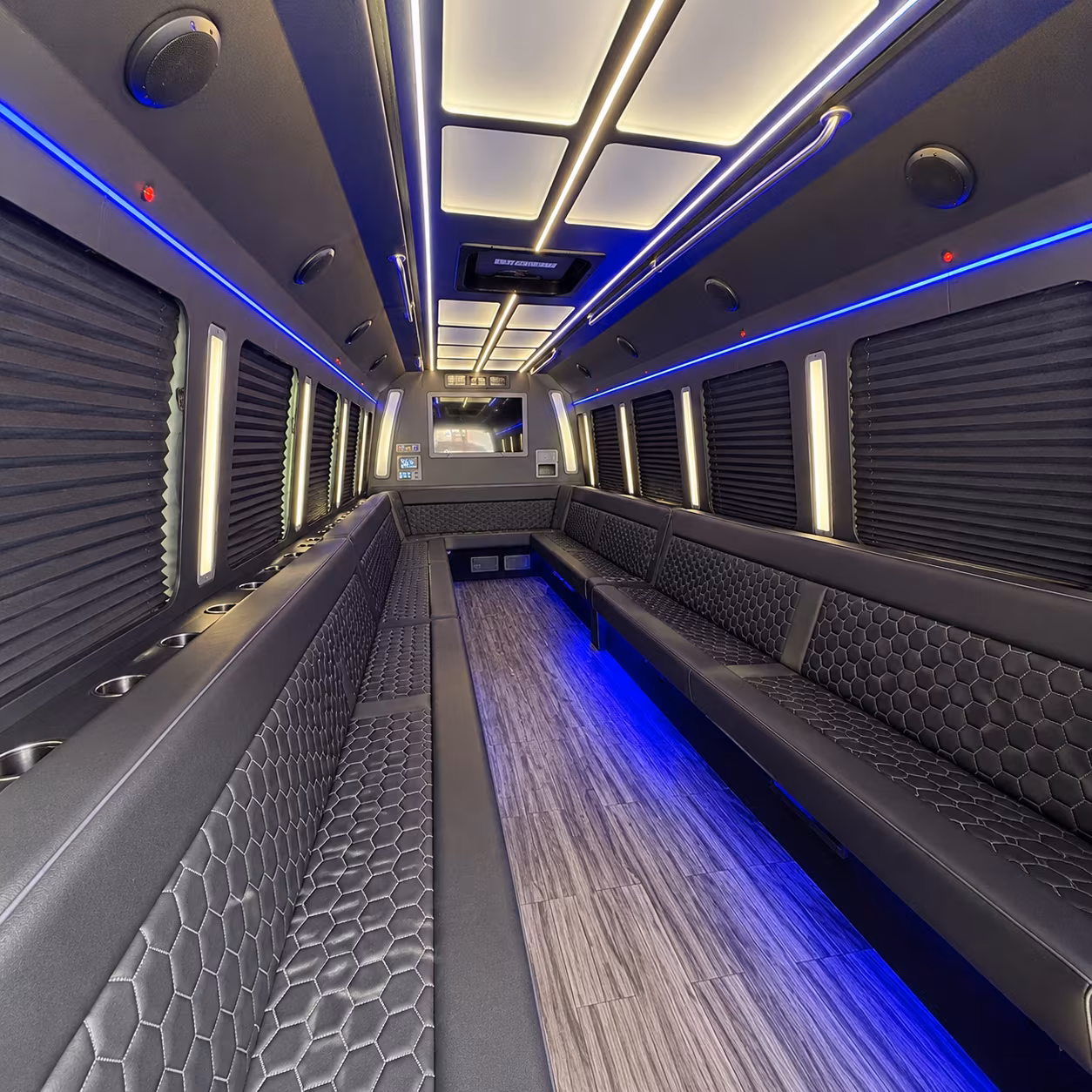 mountain view party bus interior