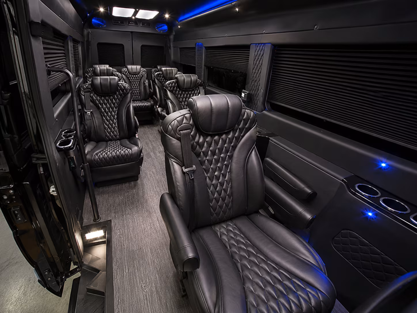 mountain view private event transportation onboard seating