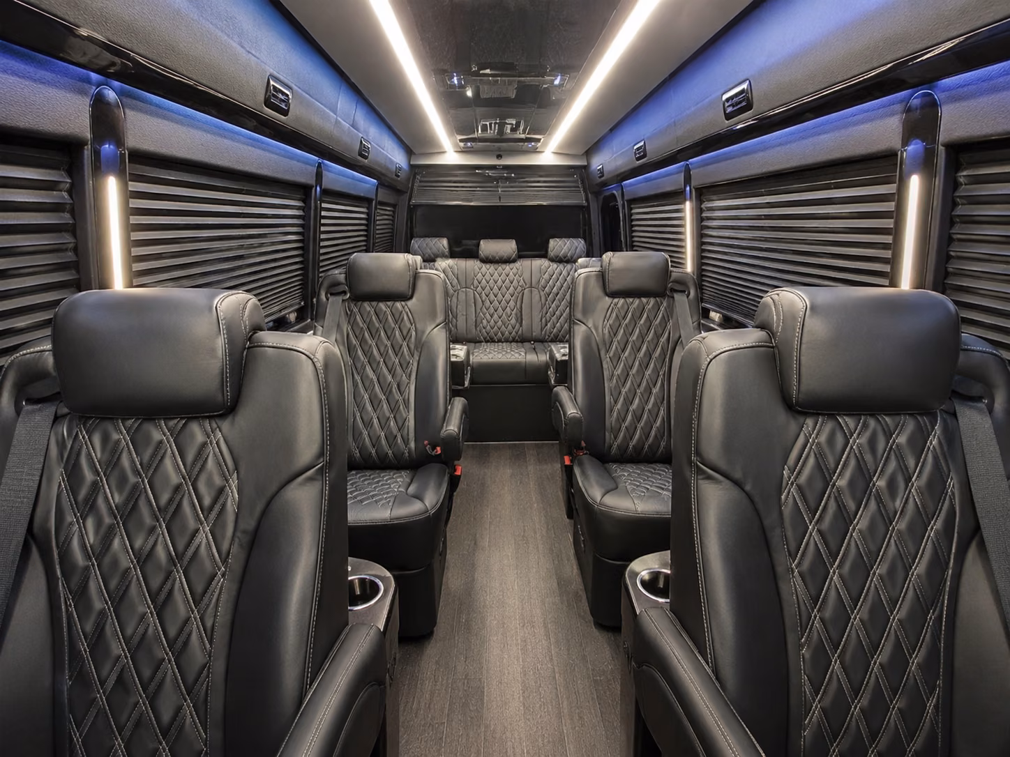 mountain view sprinter van with driver interior