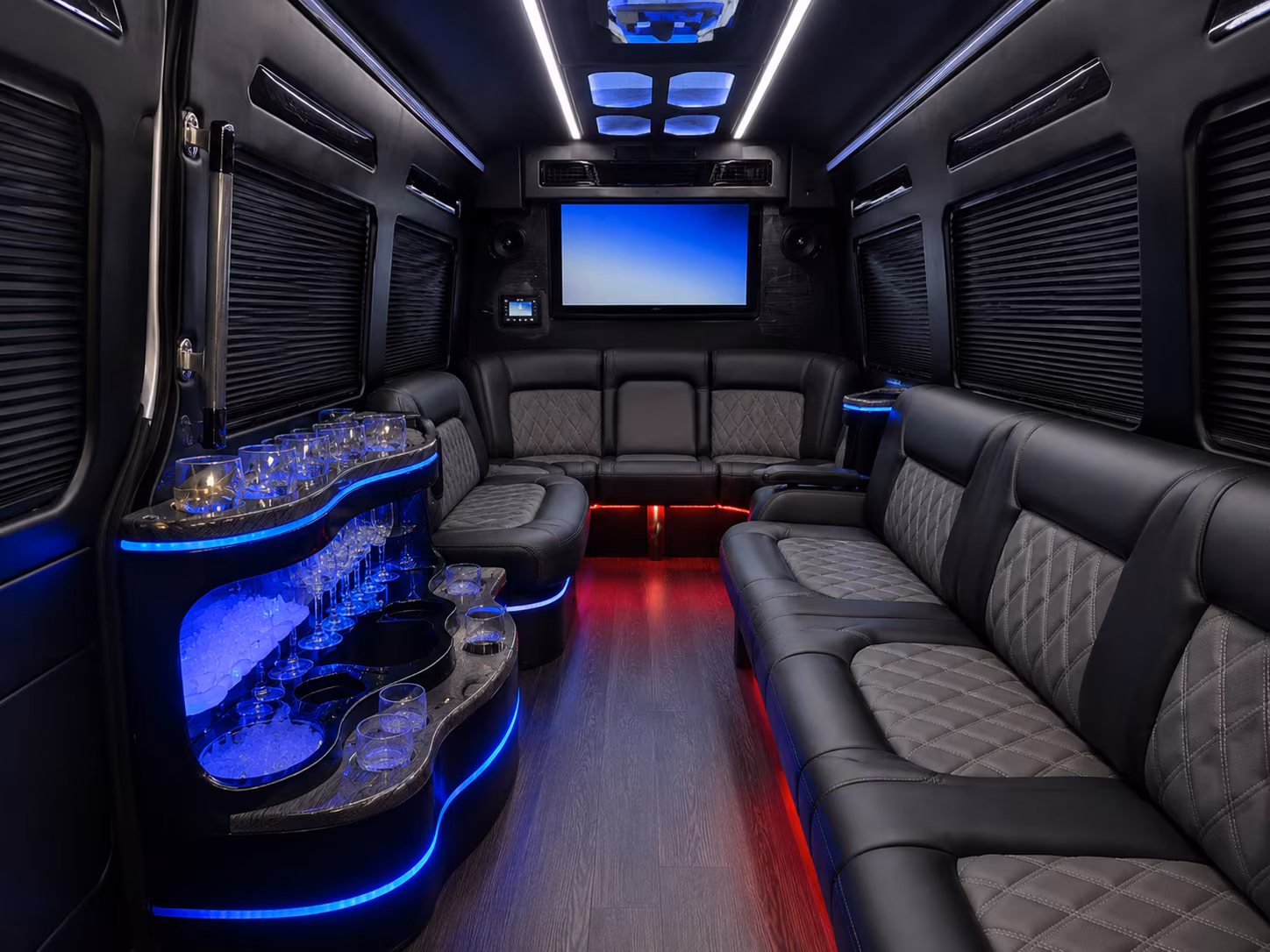 pre prom dinner bus rentals around downtown mountain view and palo alto